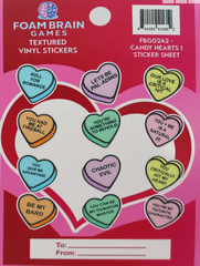 Candy Hearts Sticker Sheets (3 Versions)